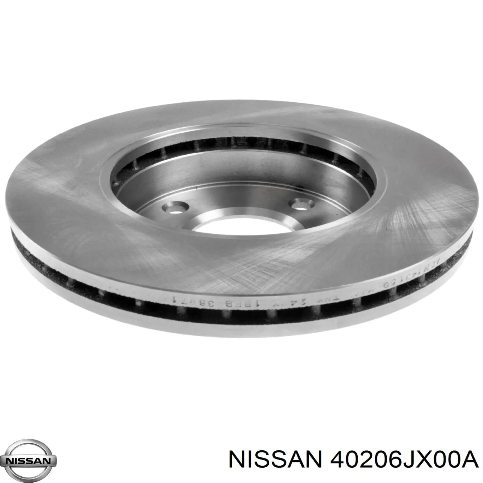 Передний тормозной диск Nissan/Infiniti 40206JX00A