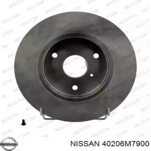 Передние тормозные диски 40206M7900 Nissan