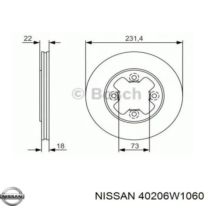  40206W1060 Nissan