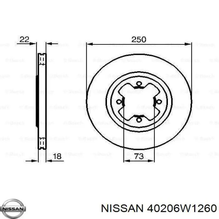 Тормоз дисковый передний Japko 60106C цена, от 25.23 USD