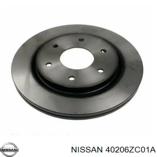 Передние тормозные диски 40206ZC01A Nissan