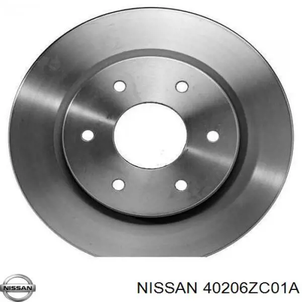 Передние тормозные диски 40206ZC01A Nissan/Infiniti