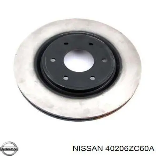 40206ZC60A Nissan disco do freio dianteiro