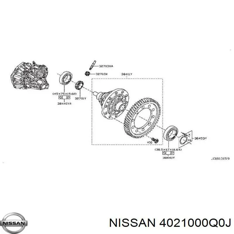 Купить 4021000Q0J Nissan/Infiniti 