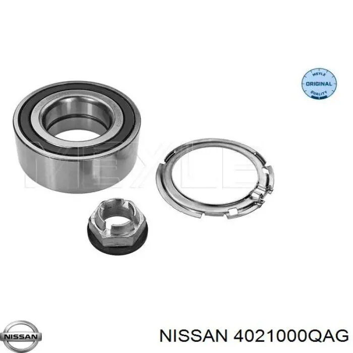 Комплект подшипника ступицы колеса Nissan/Infiniti 4021000QAG цена, от 28.67 USD