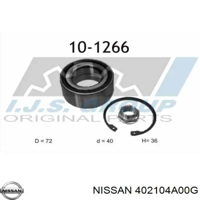 Купить 402104A00G Nissan/Infiniti 