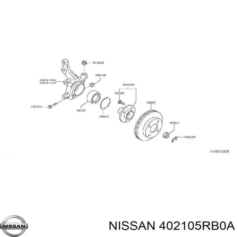 402105RB0A Renault (RVI) 