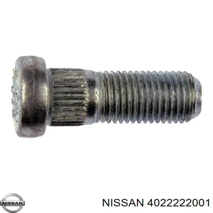 Шпилька колесная, передняя Nissan/Infiniti 4022222001 цена, от 2.06 USD