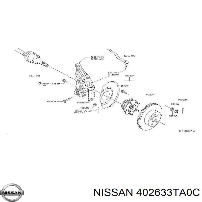  402633TA0C Nissan