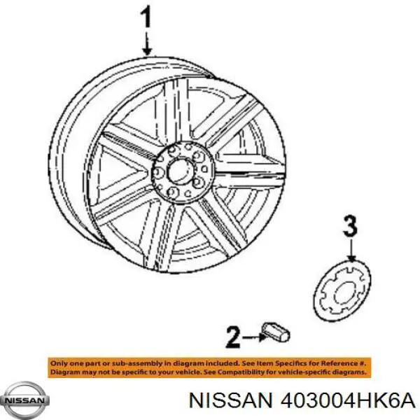 Купить 403004HK6A Nissan/Infiniti 