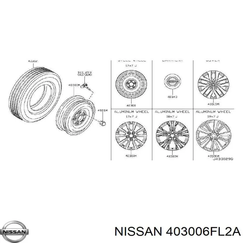  403006FL2A Nissan