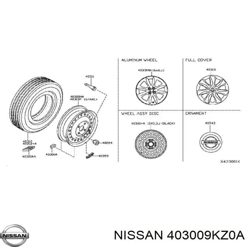 403009KZ0A Nissan