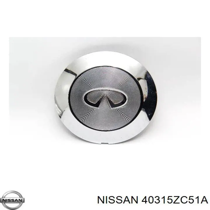 Колпак колесного диска Nissan/Infiniti 40315ZC51A цена, от 28.22 USD