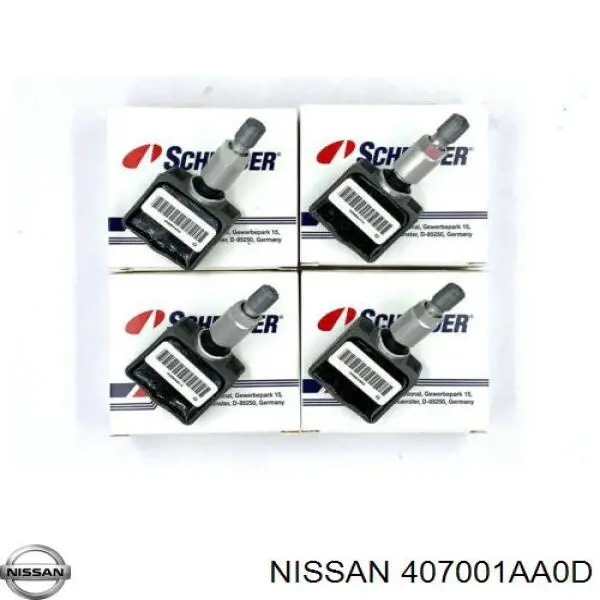 Датчик давления воздуха в шинах Nissan/Infiniti 407001AA0D