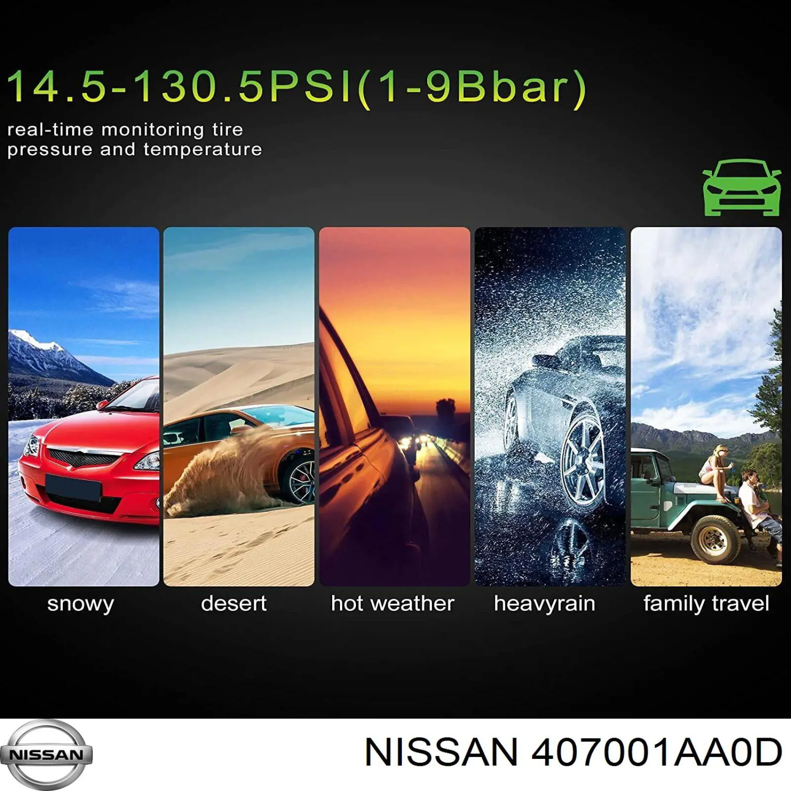 Купить 407001AA0D Nissan/Infiniti Датчик контроля давления в шинах