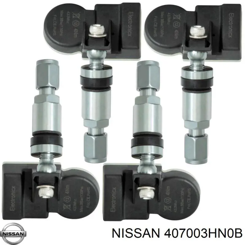 407003HN0B Nissan sensor de pressão de ar nos pneus