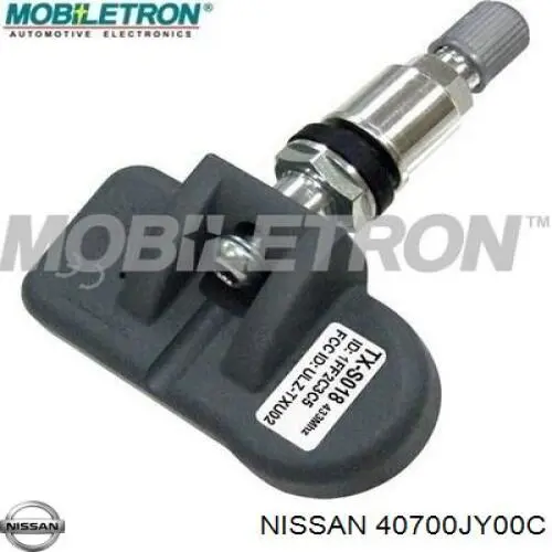 40700JY00C Nissan датчик давления воздуха в шинах