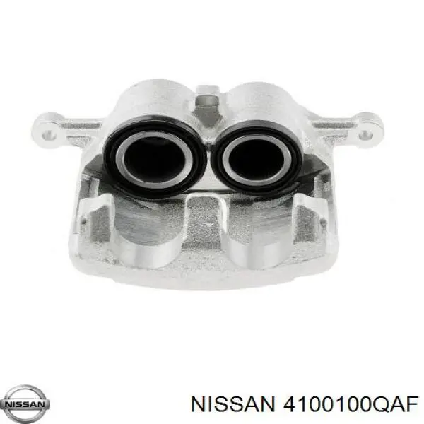 4100100QAF Nissan суппорт тормозной передний правый