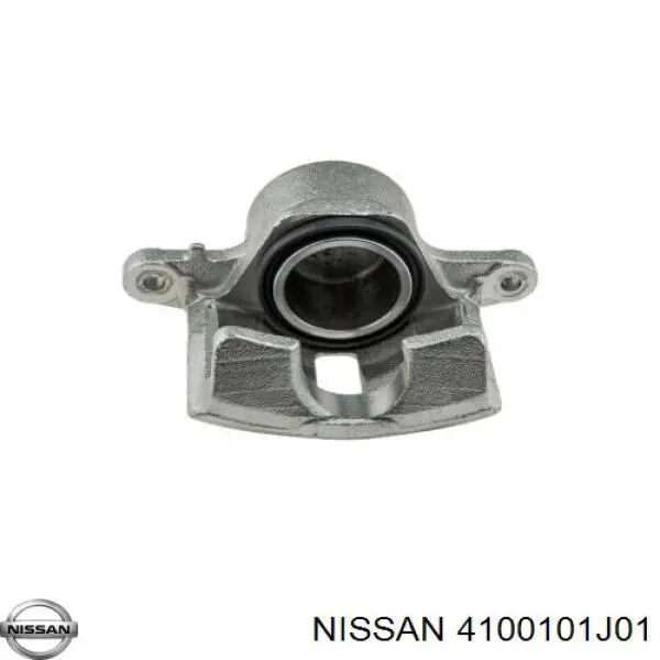 4100101J01 Nissan суппорт тормозной передний правый