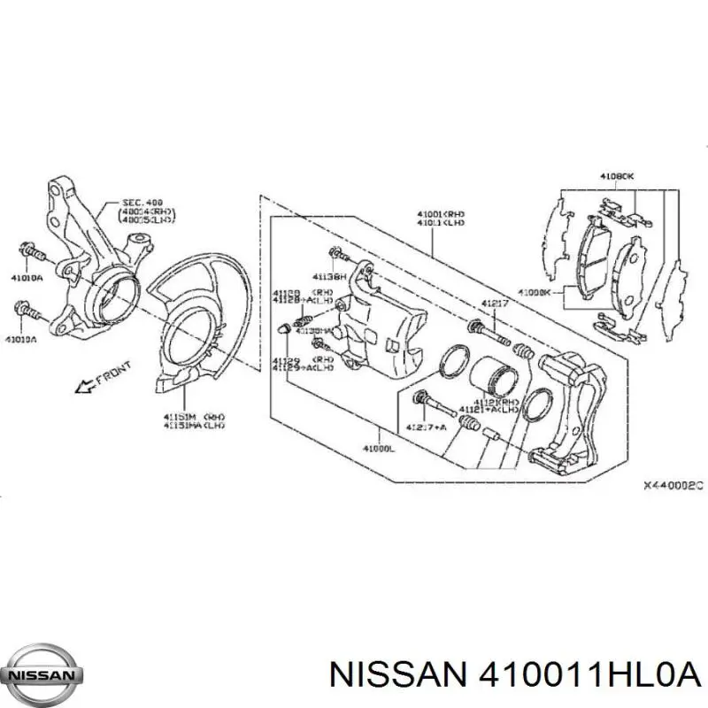 410011HL0A Nissan