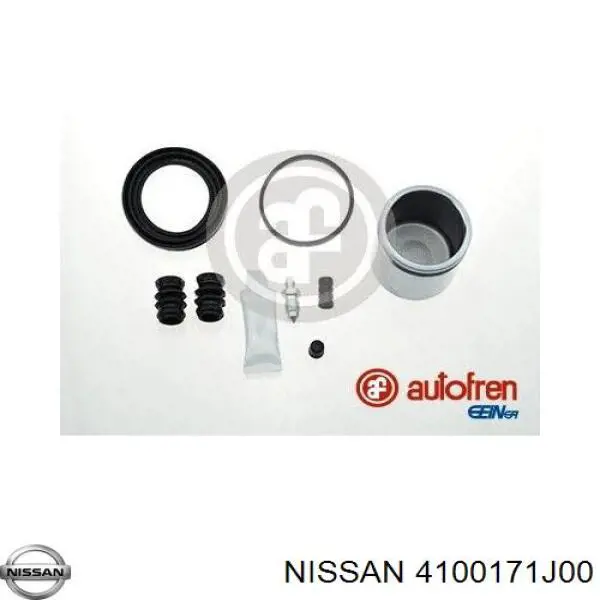 4100171J00 Nissan/Infiniti Суппорт тормозной, передний, правый