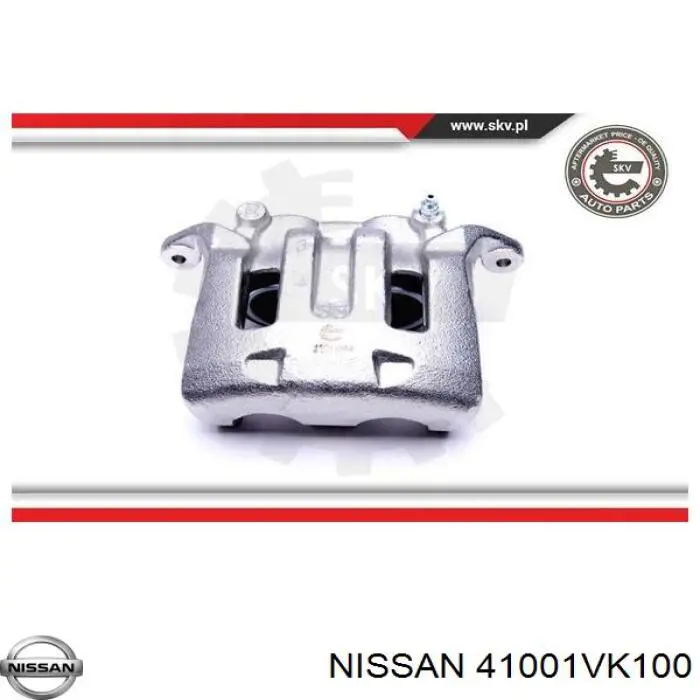 Suporte do freio dianteiro direito para Nissan Pathfinder (R50)