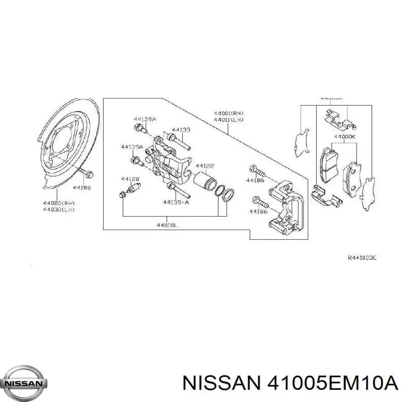  41005EM10A Nissan