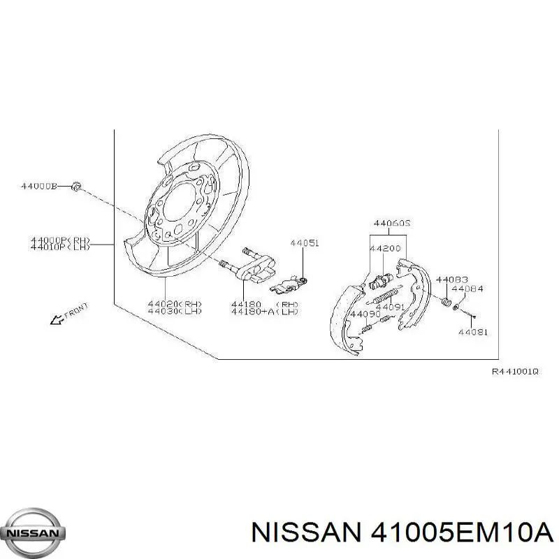Купить 41005EM10A Nissan/Infiniti 