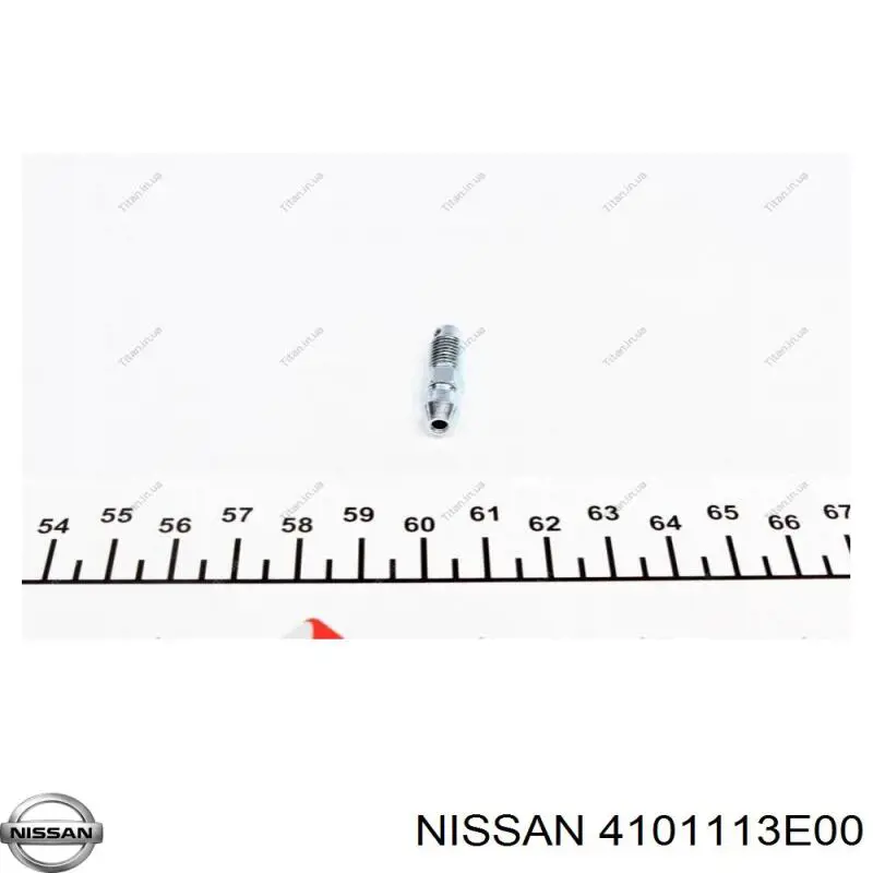 4101113E00 Nissan суппорт тормозной передний левый