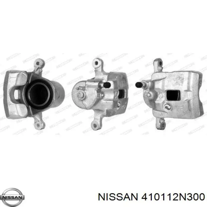 Суппорт тормозной передний левый 410112N300 Nissan