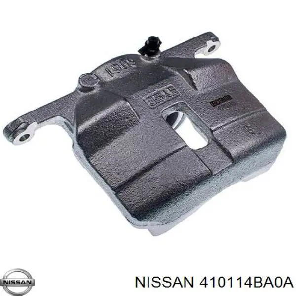 410114BA0A Nissan suporte do freio dianteiro esquerdo