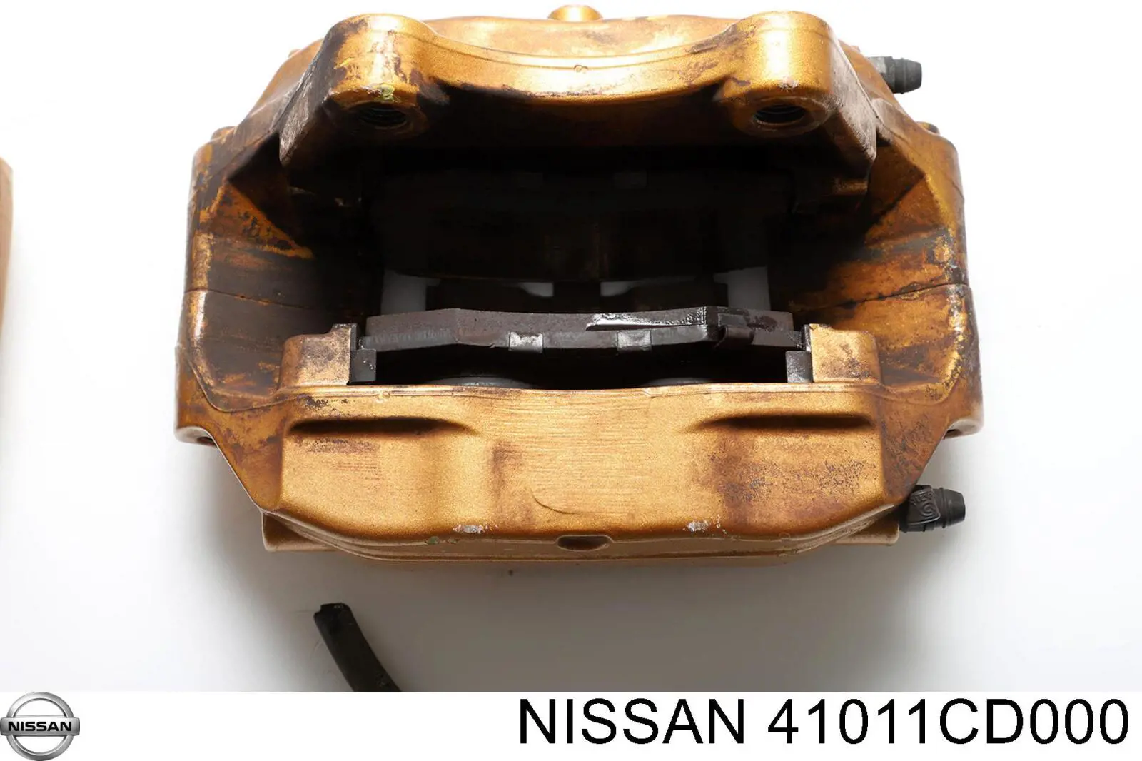 41011CD000 Nissan/Infiniti Суппорт тормозной, передний, левый