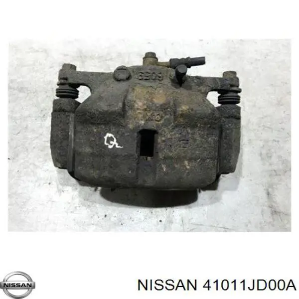 41011JD00A Nissan suporte do freio dianteiro esquerdo