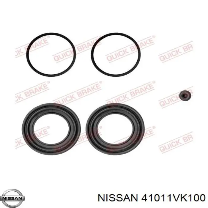 Суппорт тормозной передний левый 41011VK100 Nissan