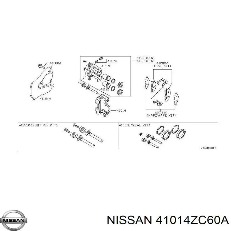 41014ZC60A Nissan 