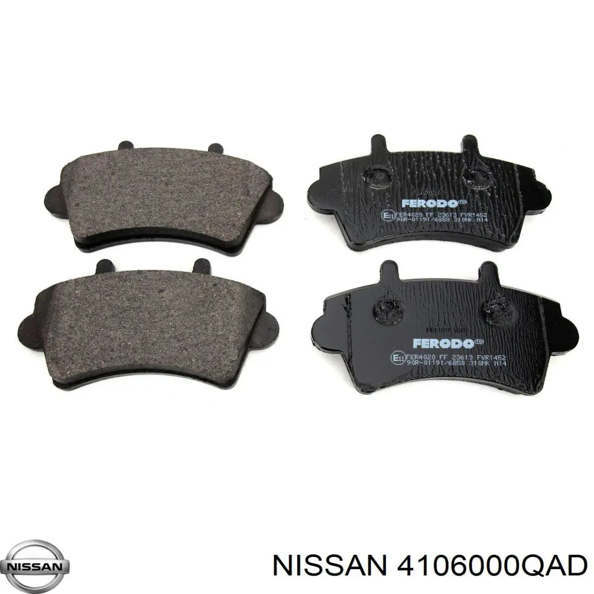 Колодки Nissan/Infiniti 4106000QAD цена, от 19.60 USD