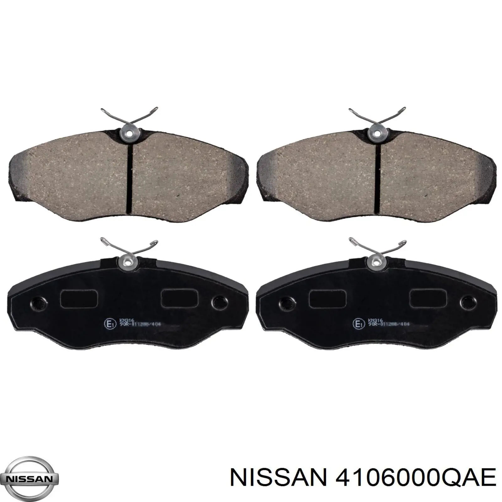 4106000QAE Nissan/Infiniti Колодки передние