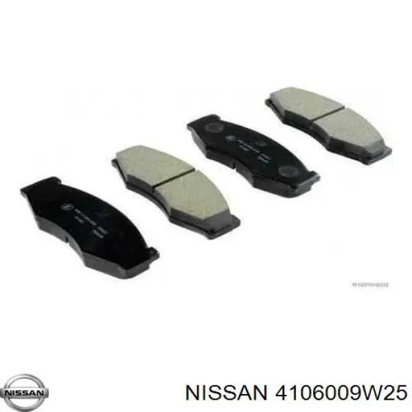 4106009W25 Nissan колодки тормозные передние дисковые