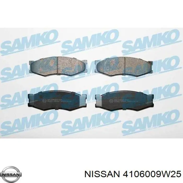4106009W25 Nissan/Infiniti Колодки передние
