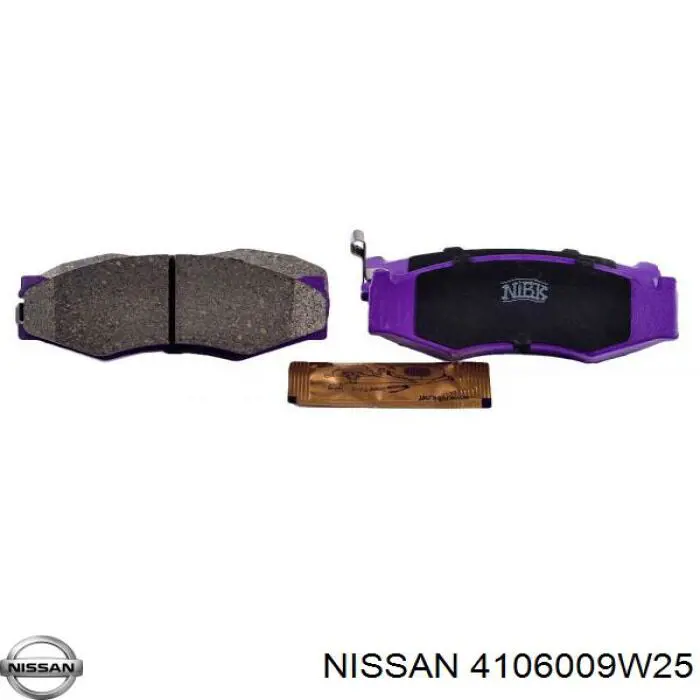 Купить 4106009W25 Nissan/Infiniti Колодки тормозные