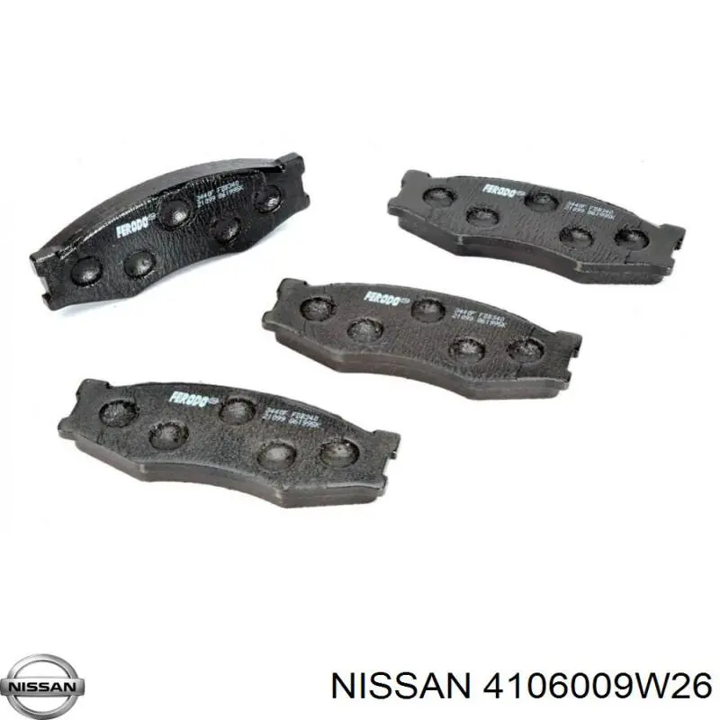 Купить 4106009W26 Nissan/Infiniti Колодки тормозные