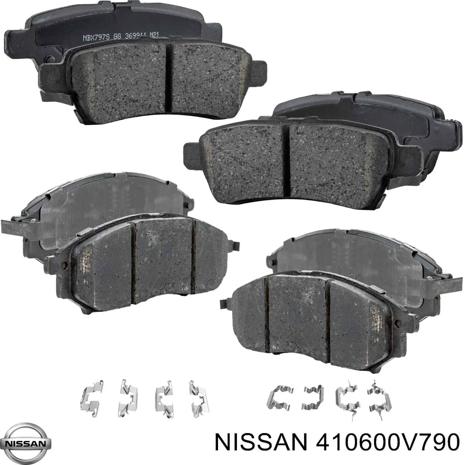 Колодки Nissan/Infiniti 410600V790 цена, от 38.49 USD