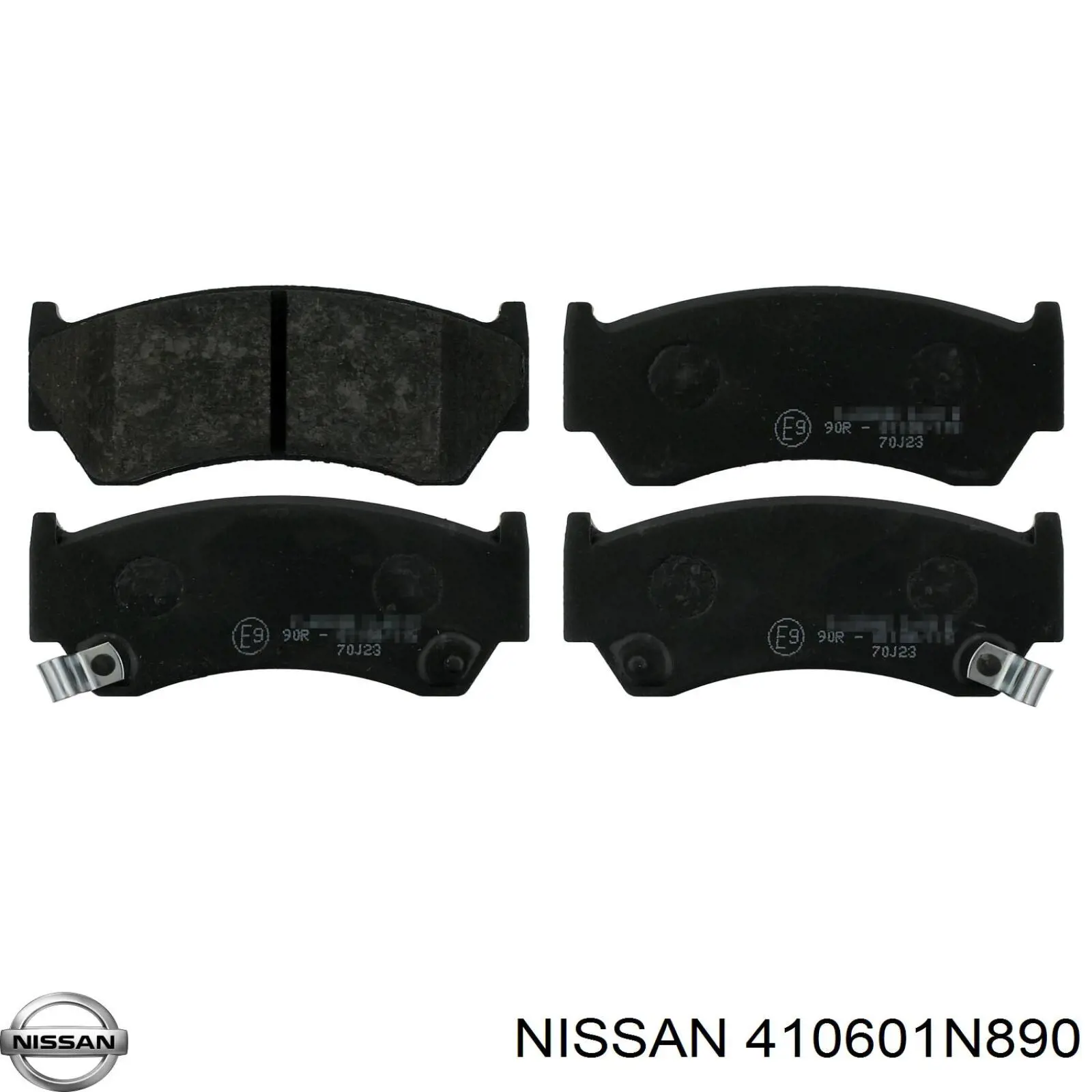 Передние тормозные колодки 410601N890 Nissan