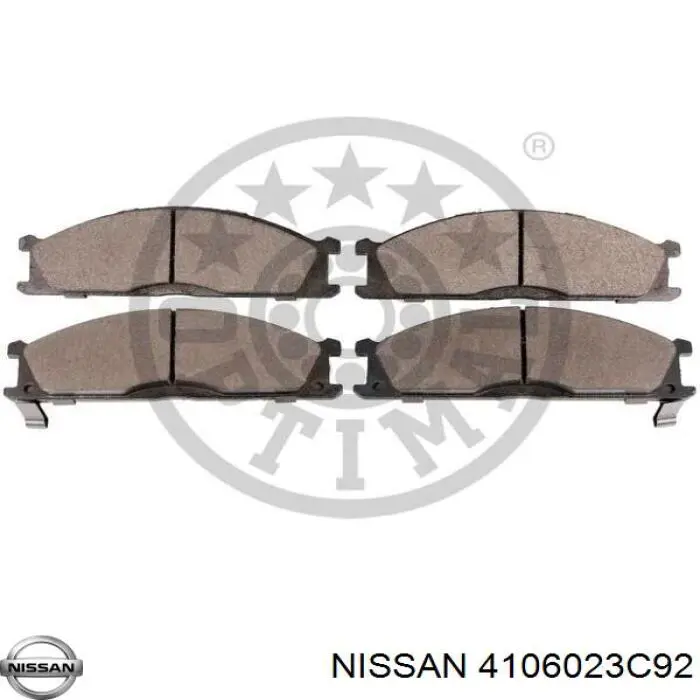Купить 4106023C92 Nissan/Infiniti Колодки тормозные