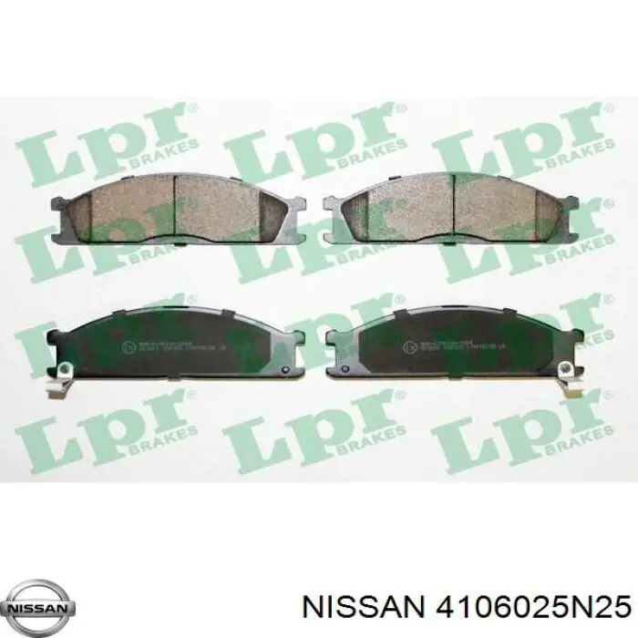Колодки Nissan/Infiniti 4106025N25 цена, от 22.90 USD