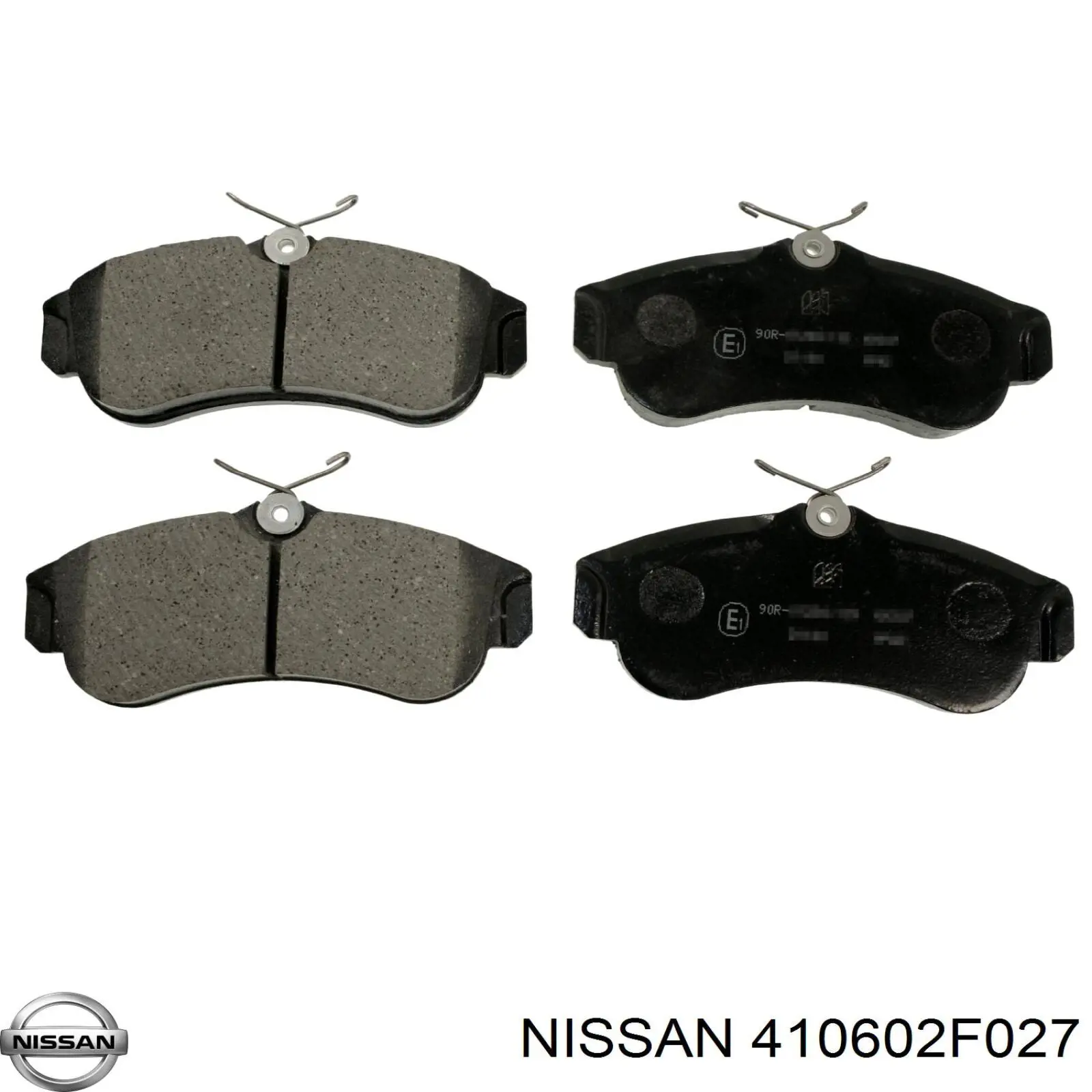 410602F027 Nissan колодки тормозные передние дисковые
