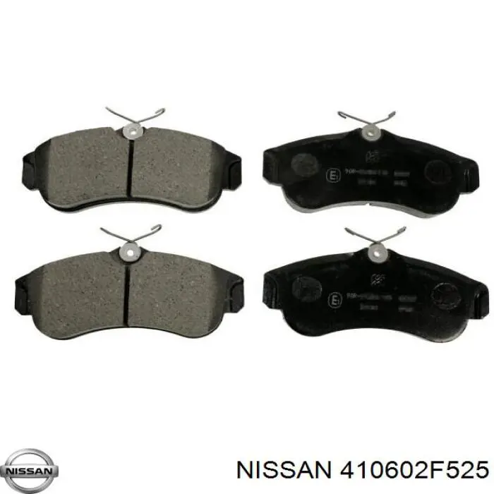 410602F525 Nissan колодки тормозные передние дисковые