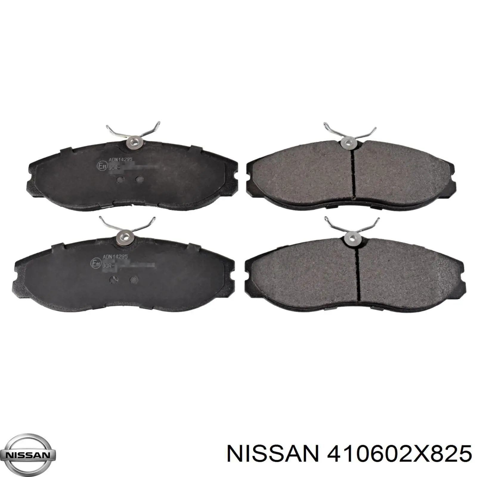 410602X825 Nissan передние тормозные колодки