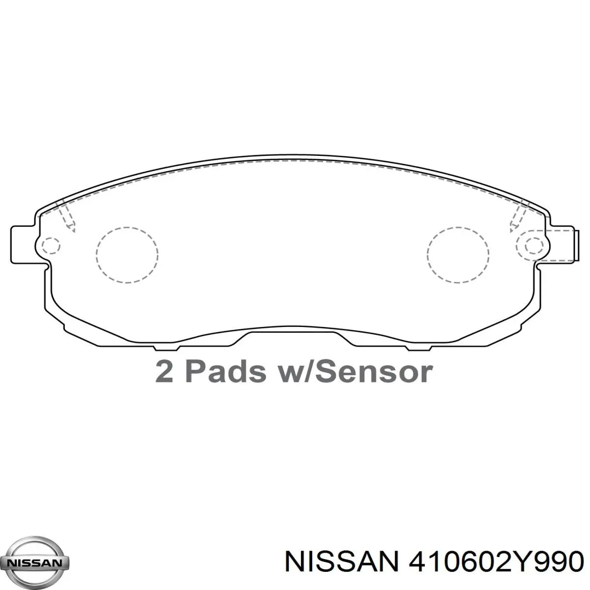 Колодки Nissan/Infiniti 410602Y990 цена, от 21.63 USD