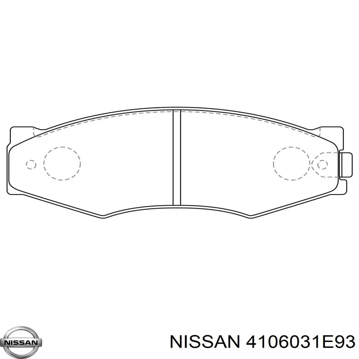 Колодки Nissan/Infiniti 4106031E93 цена, от 15.68 USD